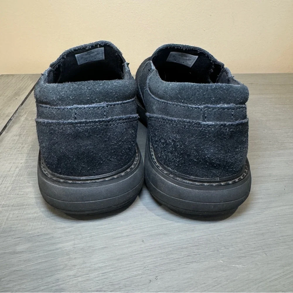 Merrell World Vue Moc Men's Size 9.5 Black‎ Suede Slip-on Sneaker Loafer J94037